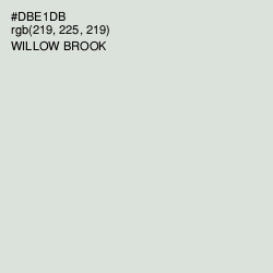 #DBE1DB - Willow Brook Color Image